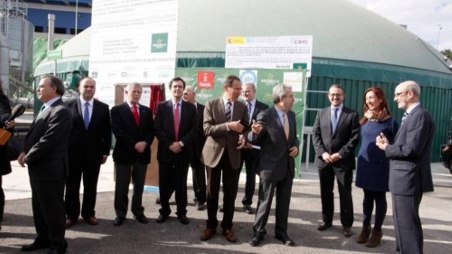 Inauguración de la  planta de biogás de Estrella de Levante