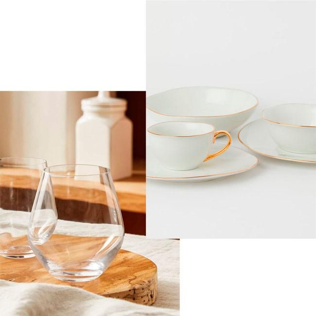 Composición vajilla deco