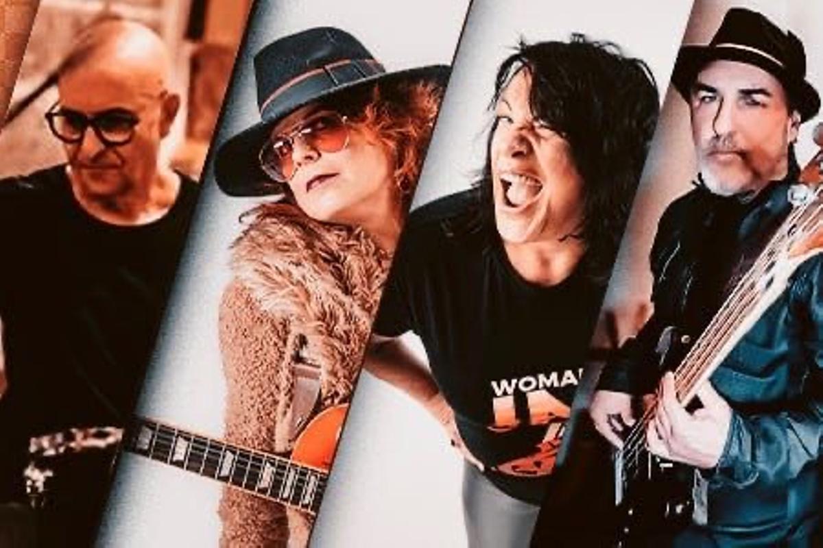 Los cuatro integrantes de la banda.