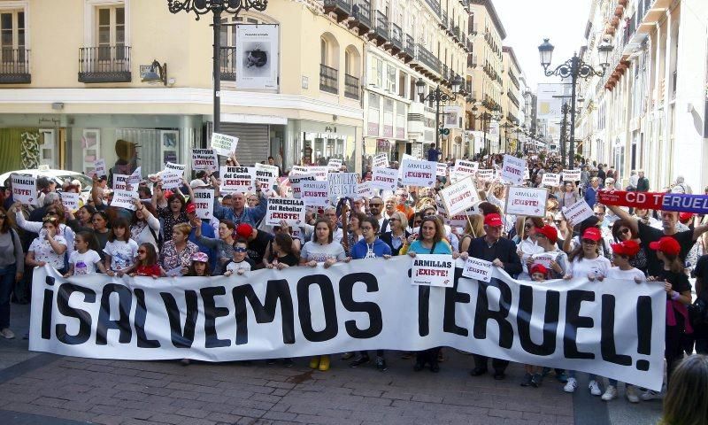 Manifestación: 'Salvemos Teruel'