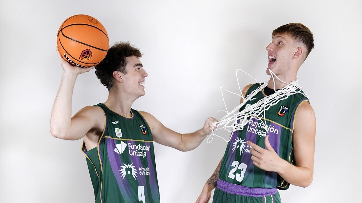 Manu Trujillo y Arturas Butajevas, en la sesión de la Liga U22.