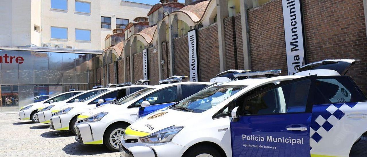 Vehículos de la Policía Local de Terrassa.