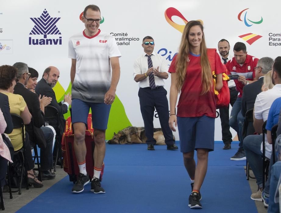 Presentación de la equipación de la selección paralímpica española