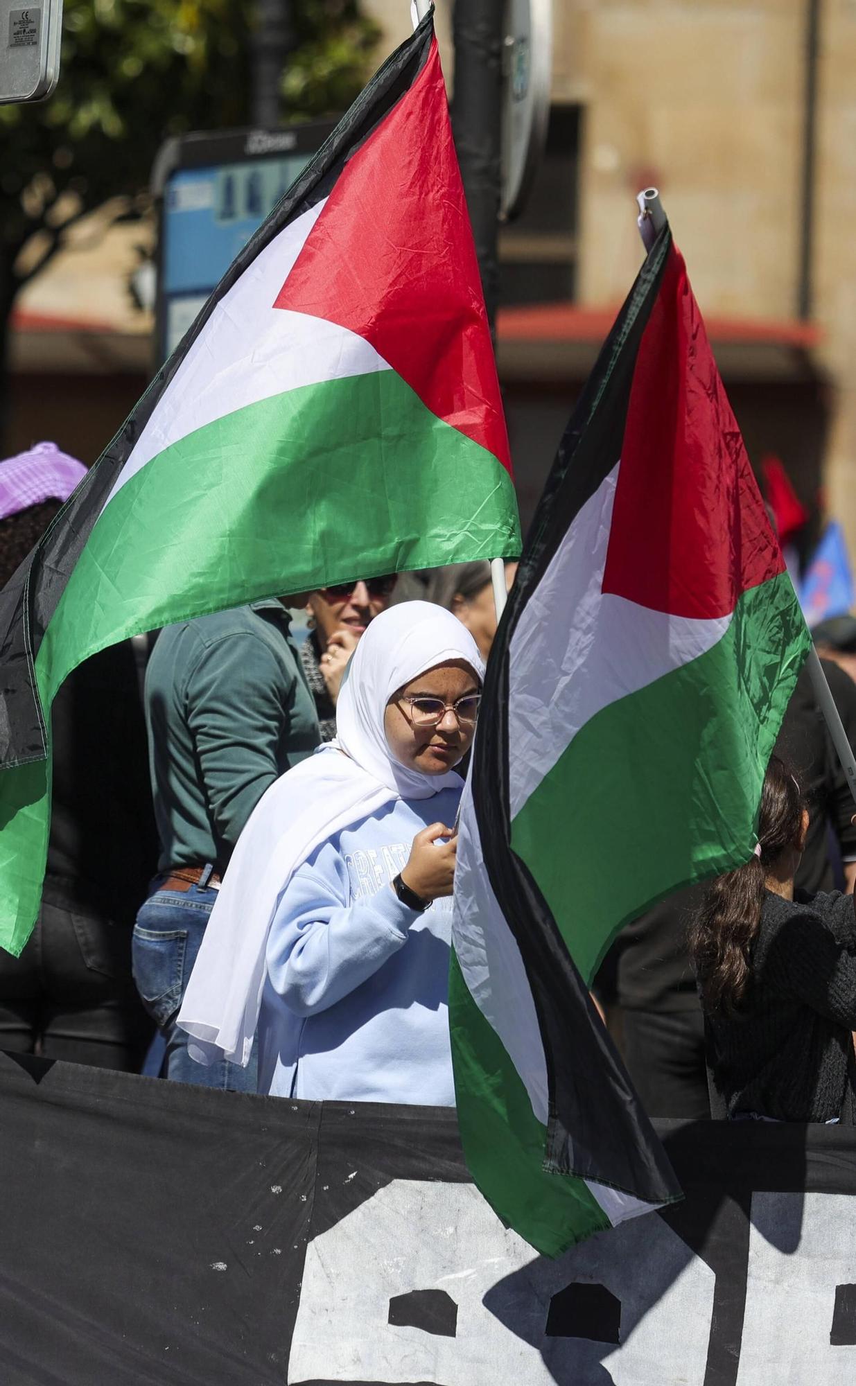 Asturias se manifiesta por una Palestina en paz