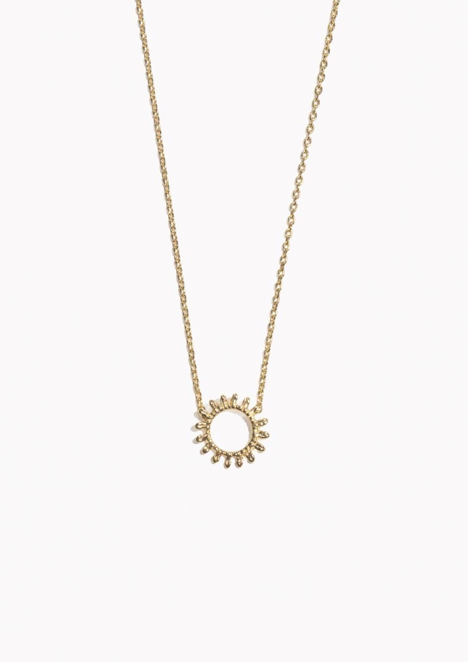 Joyería de verano: collar girasol