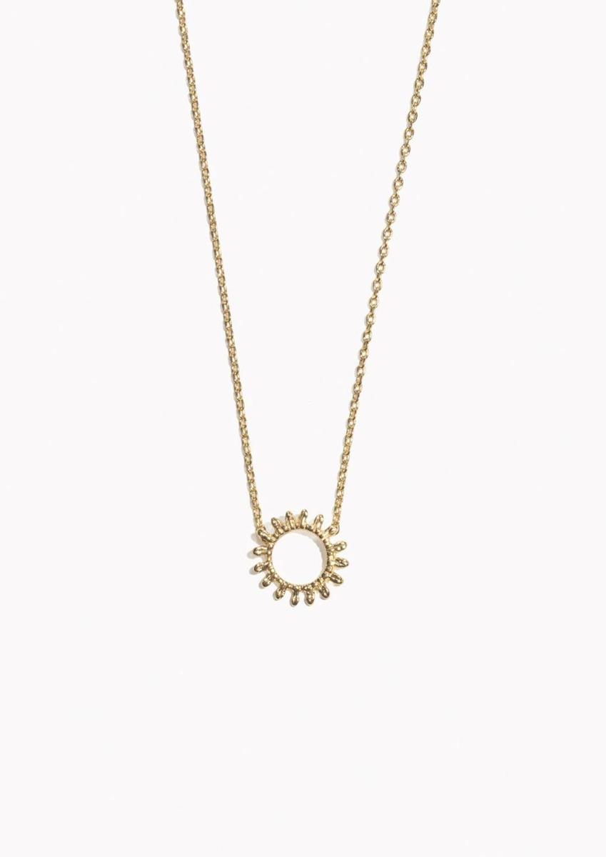 Joyería de verano: collar girasol