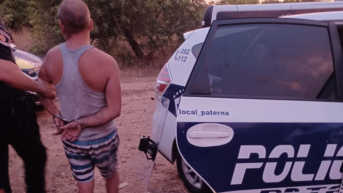 El fugitivo detenido tras protagonizar una persecución en Paterna.