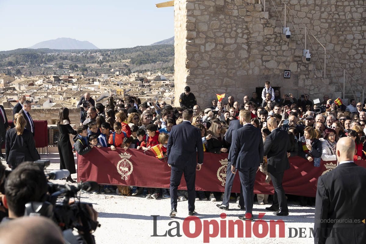 Visita de los reyes de España a Caravaca (explanada de la Basílica)