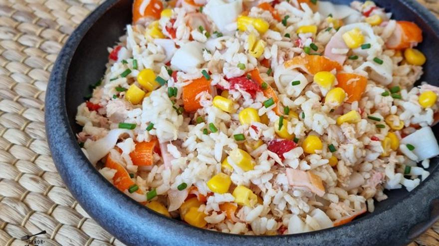 El arroz también puede prepararse en ensalada