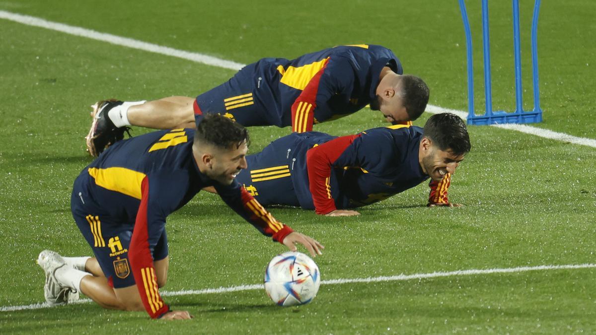 Así ha sido el primer entrenamiento de la selección española en Las Rozas