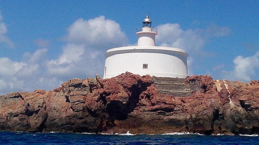 Vista de la reserva marina de Cabo de Palos e Islas Hormigas, en una imagen tomada ayer.