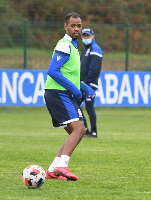 Rolan entrena con el grupo y Valín, lesionado