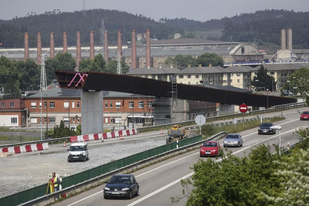 Obras de construcción de los accesos al PEPA