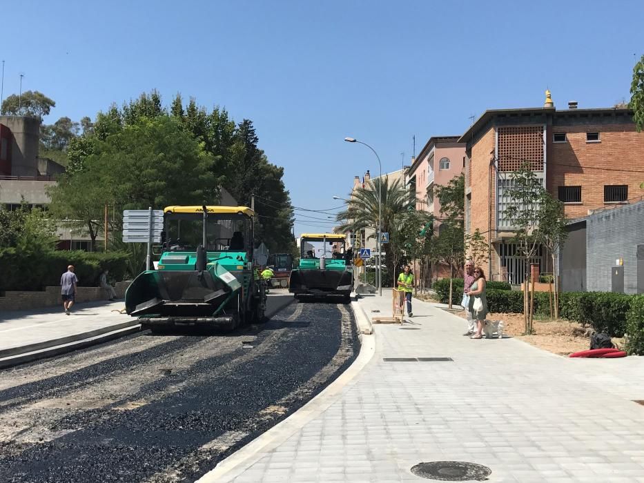 Asfaltatge plaça del Sol de figueres