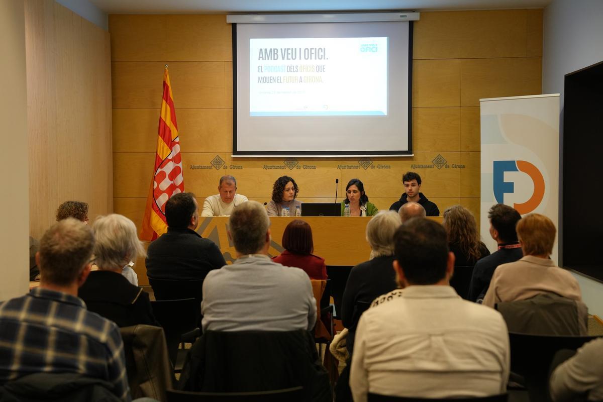 La presentació del pòdcast.