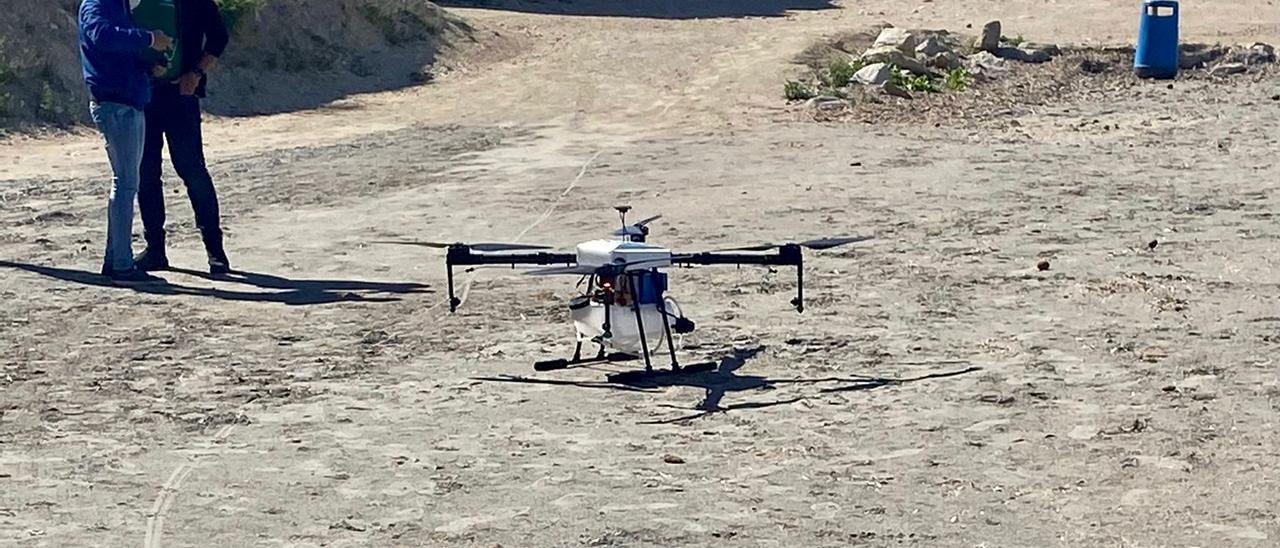 Uno de los drones que está probando la Policía Local