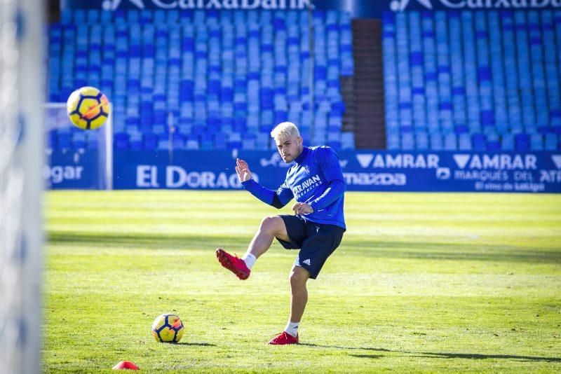 Entrenamiento de puertas abiertas del Real Zaragoza