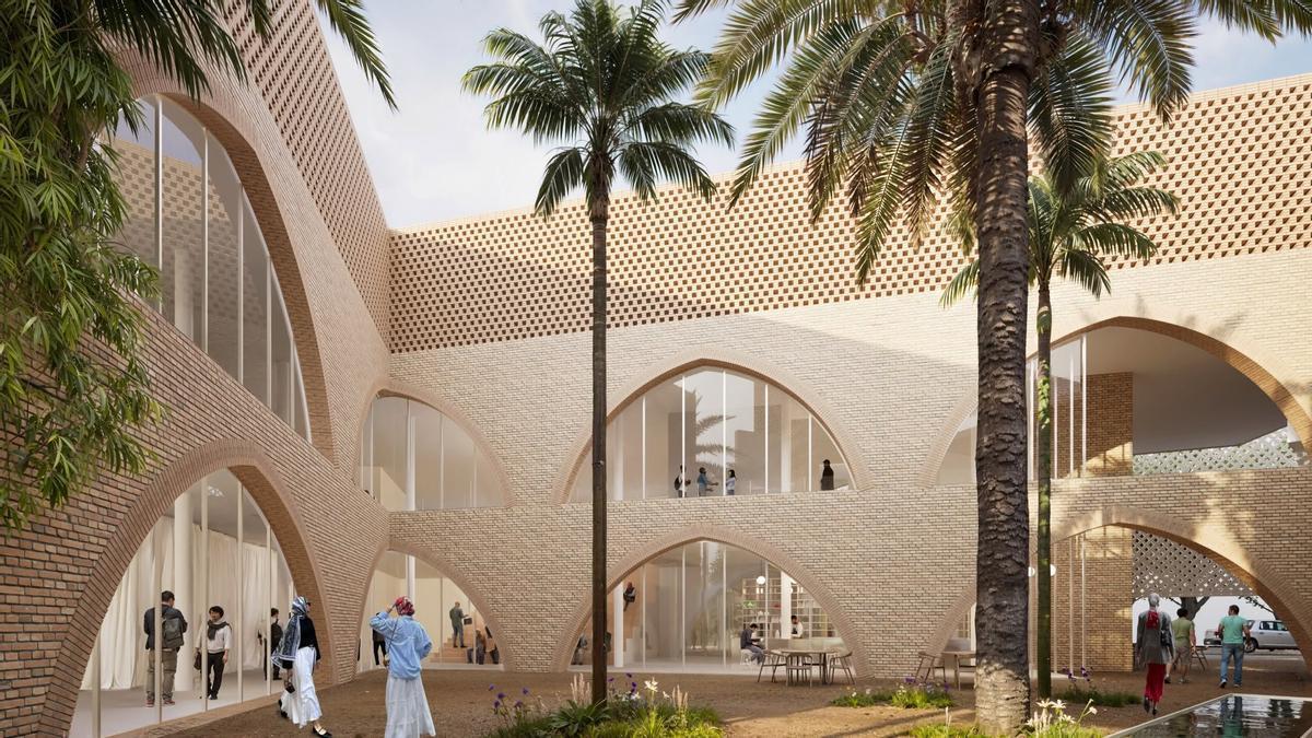 Imagen virtual de la Mezquita en Sevilla.