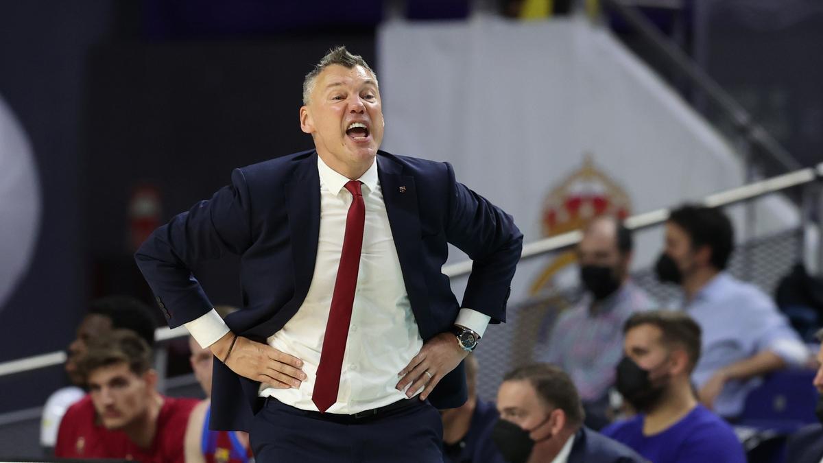 Jasikevicius sobre partido del Barça en Rusia: "Si viajamos es que todo está bien"