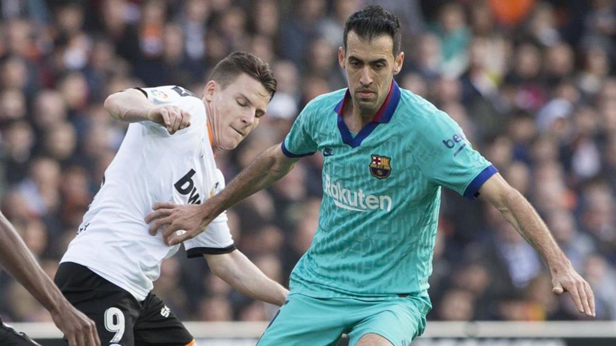 Sergio Busquets dio sus impresiones sobre la derrota del FC Barcelona ante el Valencia