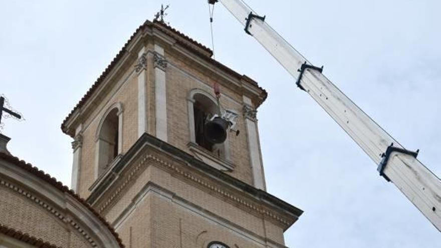 Carlet inicia la restauración de las campanas de la Asunción