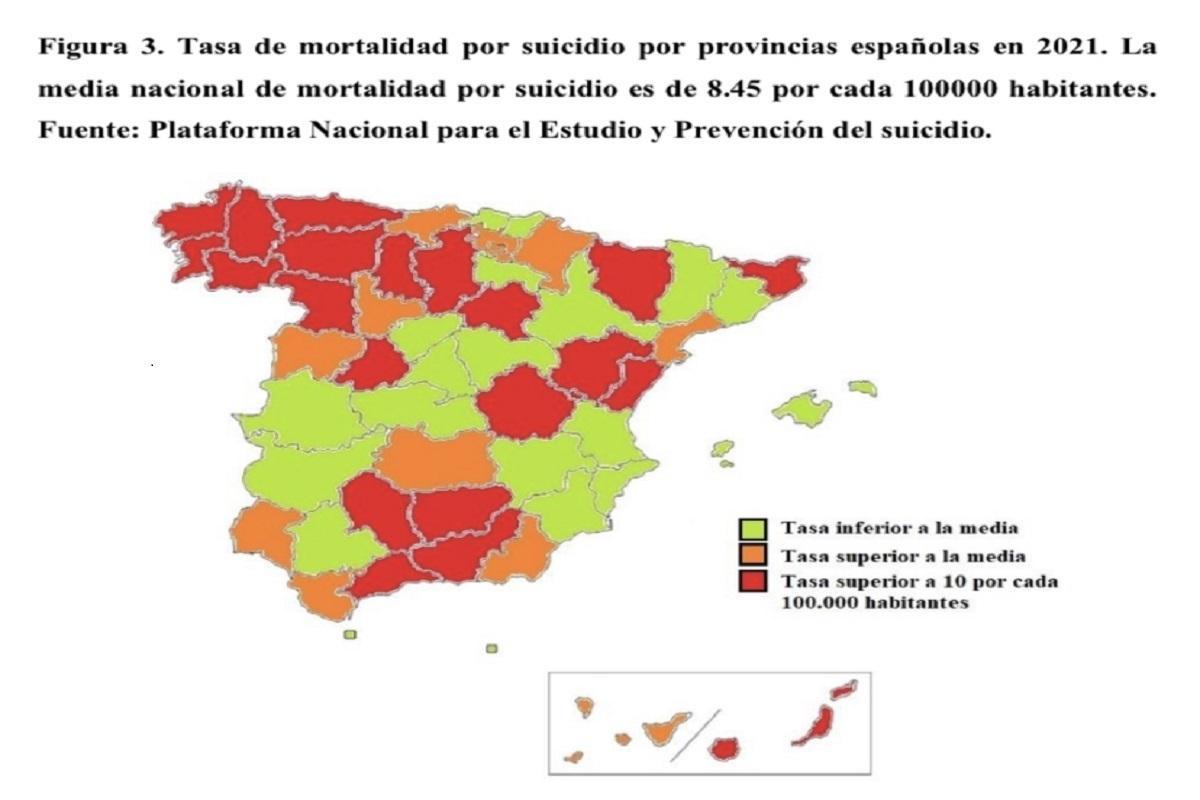 Galicia y Asturias: las comunidades con más suicidios.