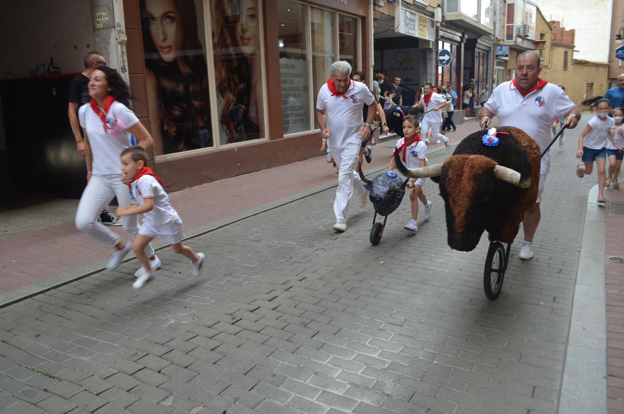 Fiestas del Toro: Así corren los carretones en Benavente