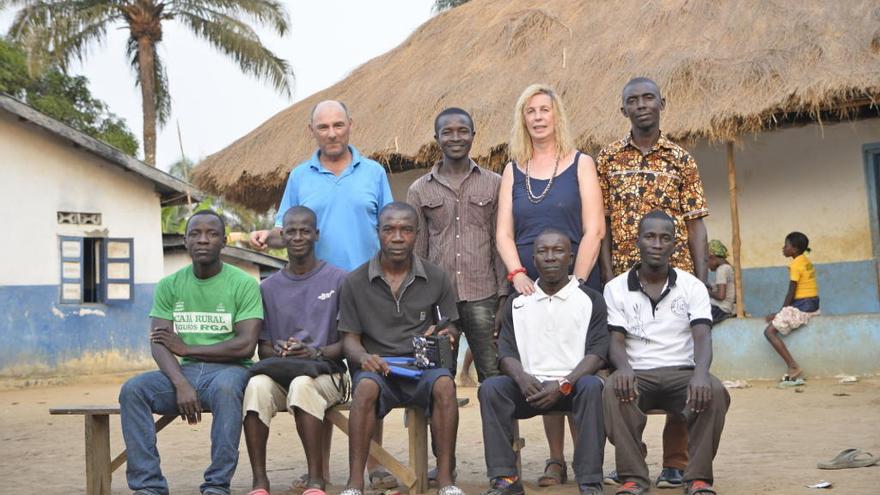 Miembros de la ONG zamorana Yirewa en Sierra Leona.