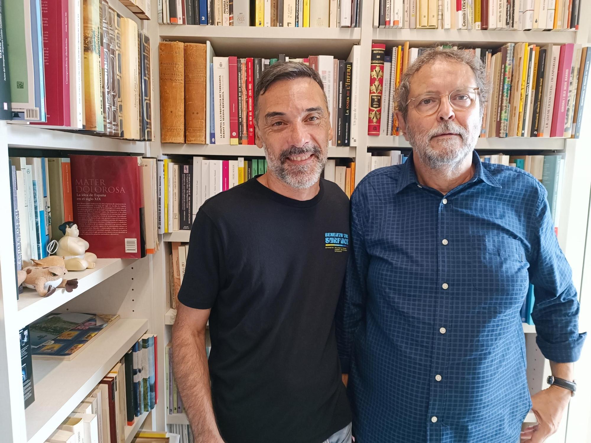 Bruno Ferrer y Lluís Costa, autores del libro.