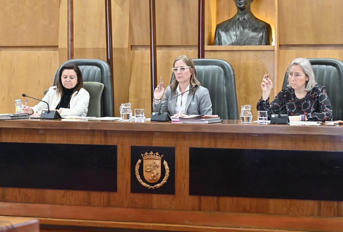 Votación de enmiendas al presupuesto de Zaragoza, este miércoles.