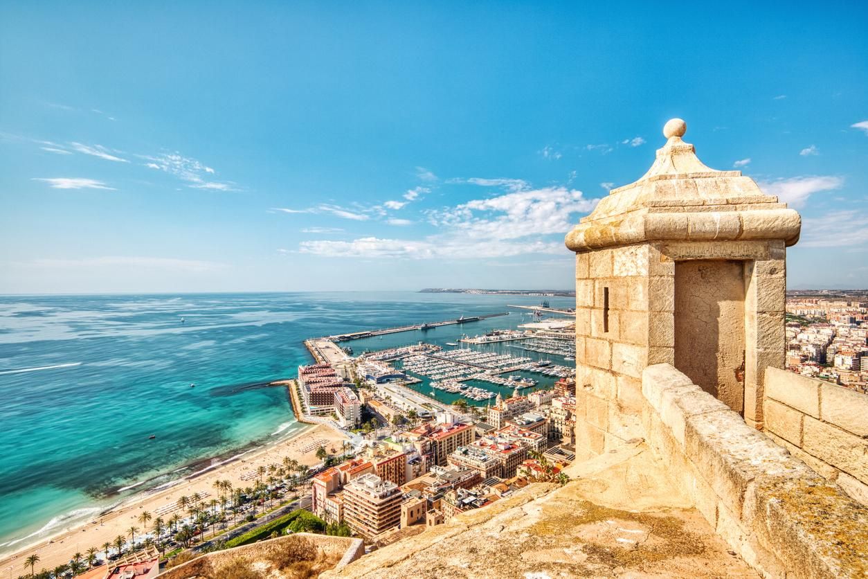 Castillo de Santa Bárbara en Alicante