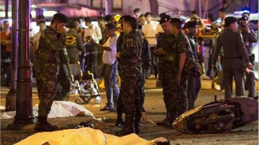 Els atemptats van tenir lloc en una zona de Bangkok molt visitada pels turistes.