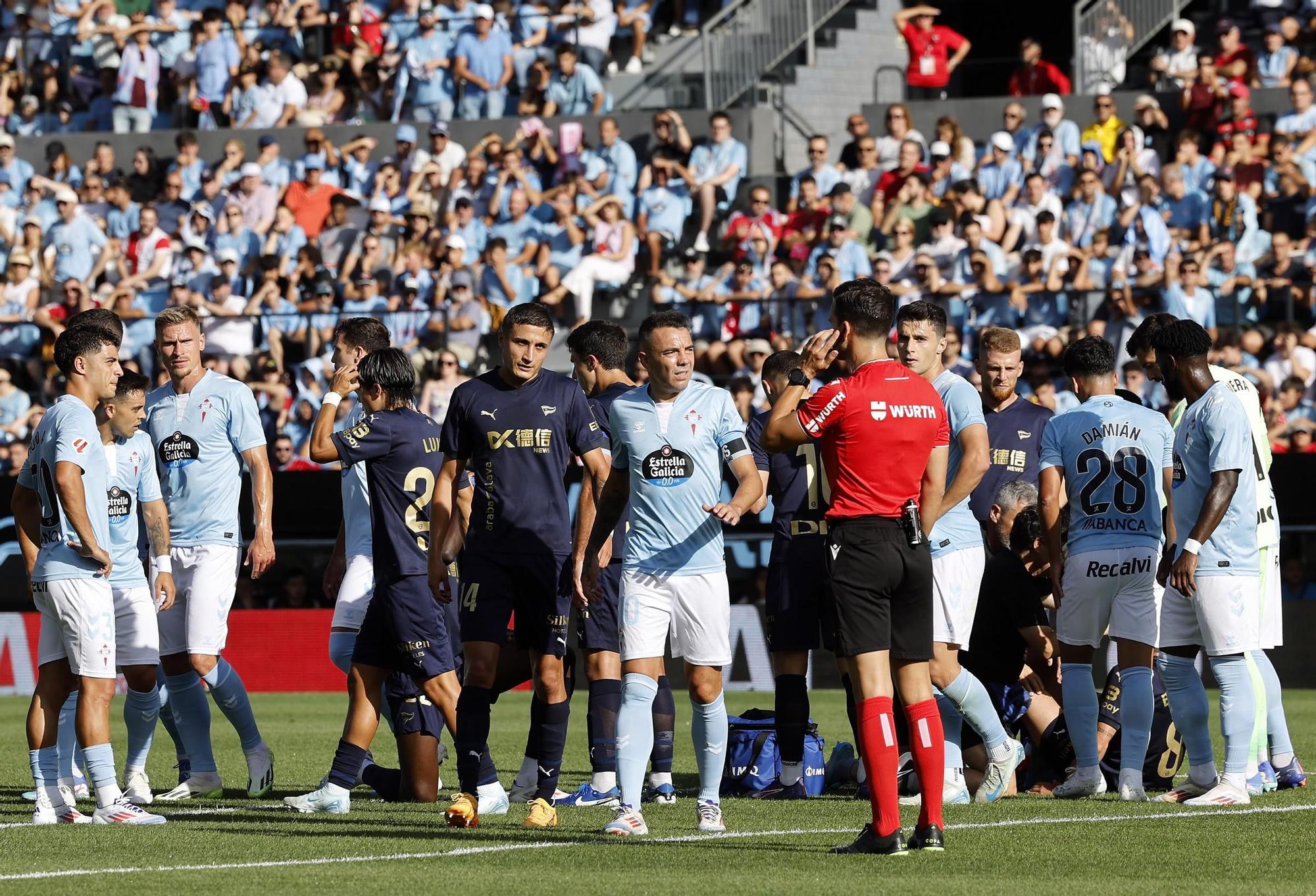 Las mejores fotografías del estreno liguero con victoria del Celta ante el Alavés