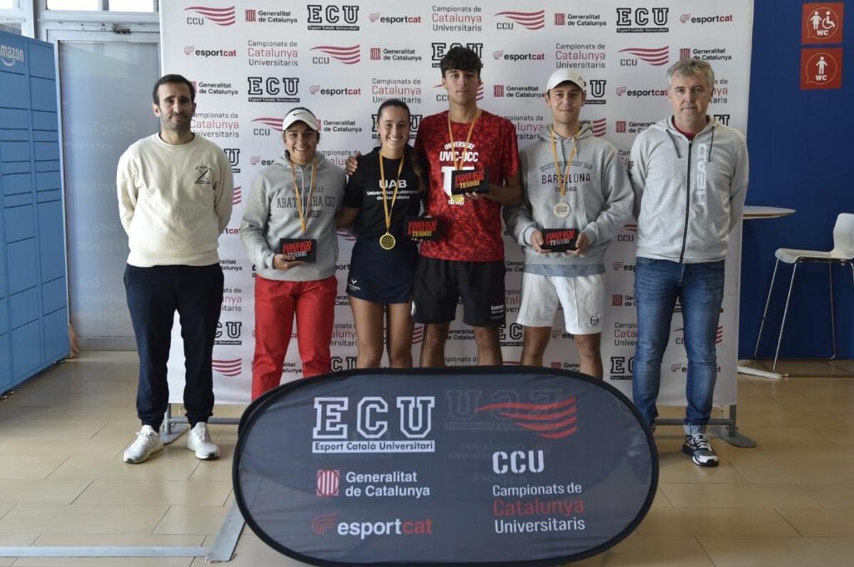 Campions i finalistes del Campionat de Catalunya Universitari // FCT