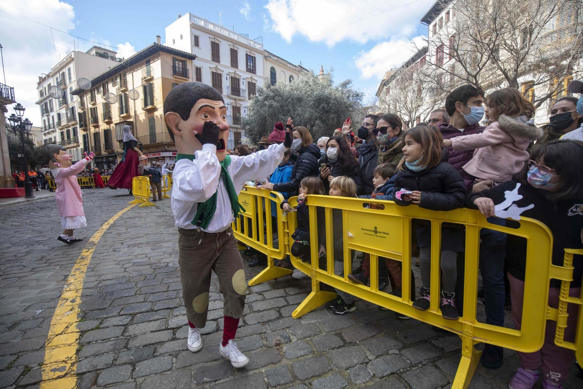 Centenares de personas dan el 'sus' a las fiestas de Sant Sebastià de Palma