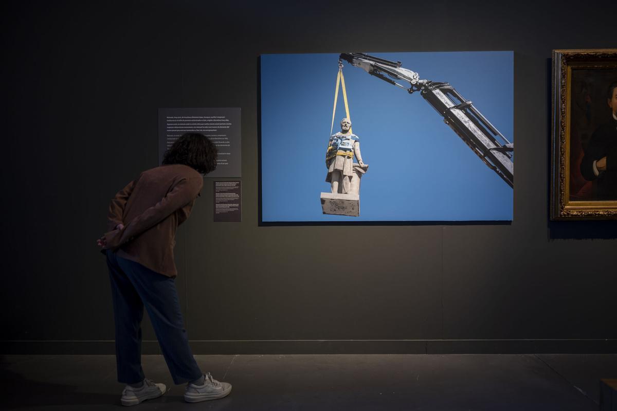 Barcelona 19.02.2025. Cultura. El Museo Marítimo de Les Drassanes inaugura mañana la exposición 'La infàmia', la participación catalana en el esclavismo colonial. Fotografía de Jordi Cotrina