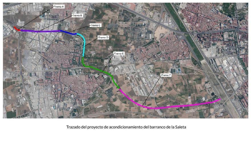 Las obras de adecuación del barranco de la Saleta salen a licitación y podrían empezar a final de este año