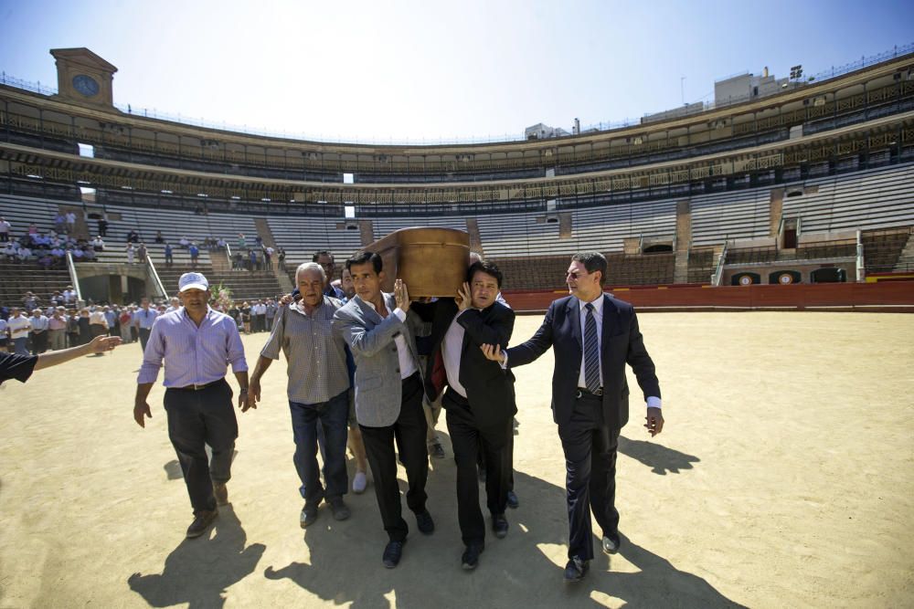 Último adiós a 'Canito' en la plaza de toros de Valencia