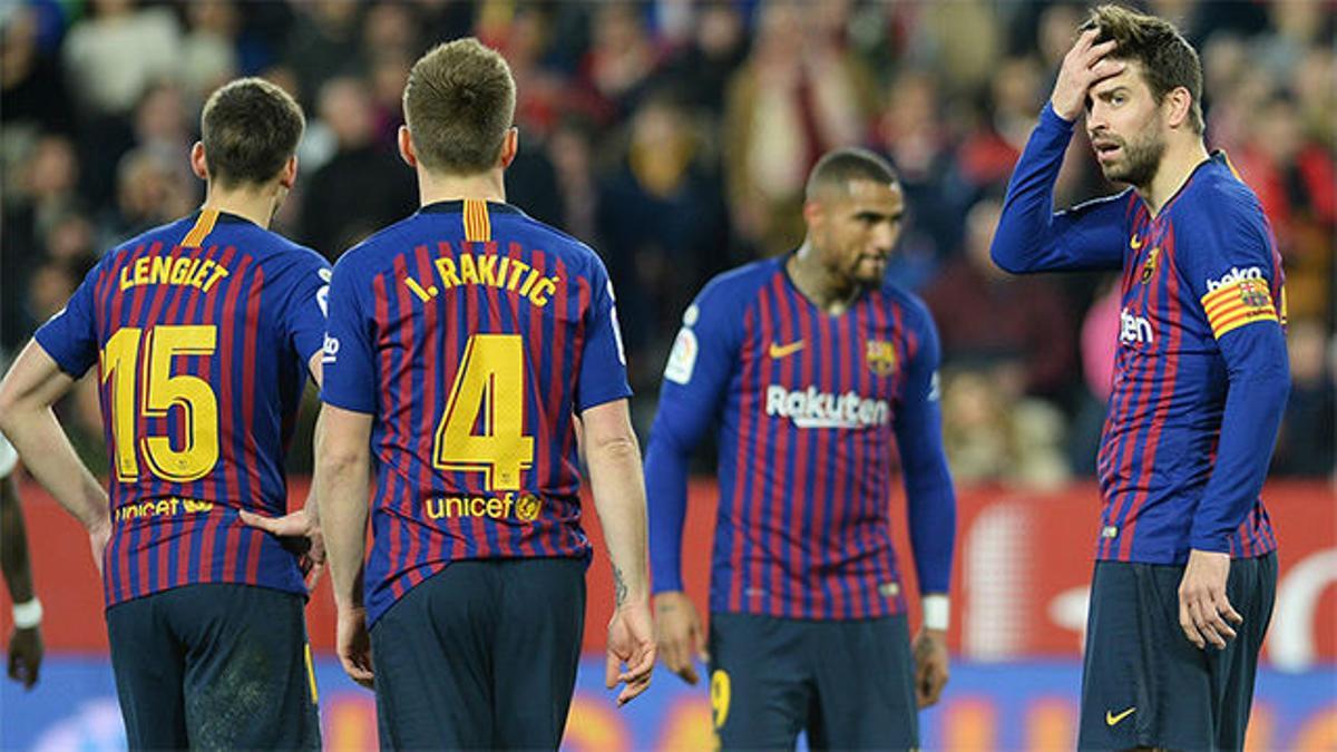 Las notas de los futbolistas del Barça tras la derrota en Sevilla