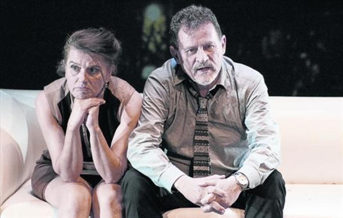 Rafael Calatayud i Victoria Salvador, en una escena de l’obra.