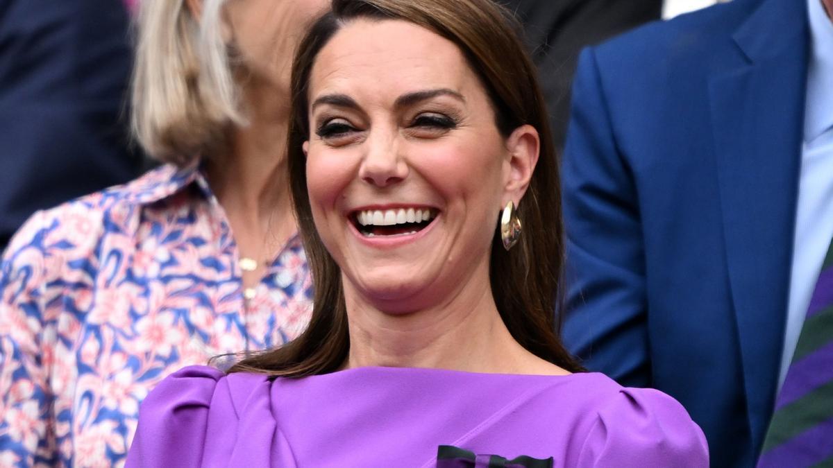 Imagen de Kate Middleton en el torneo de Wimbledon 2024