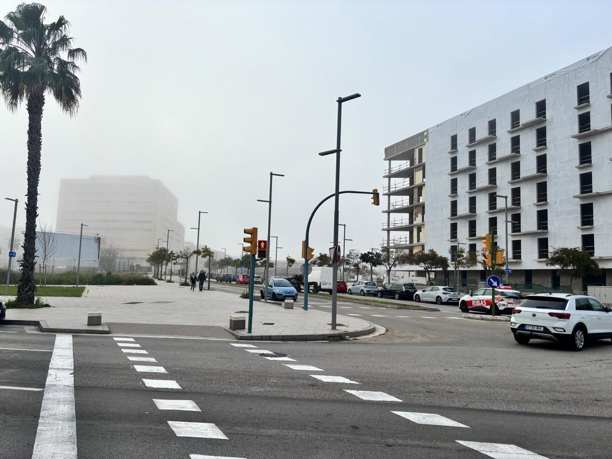 Las imágenes de la niebla en Palma