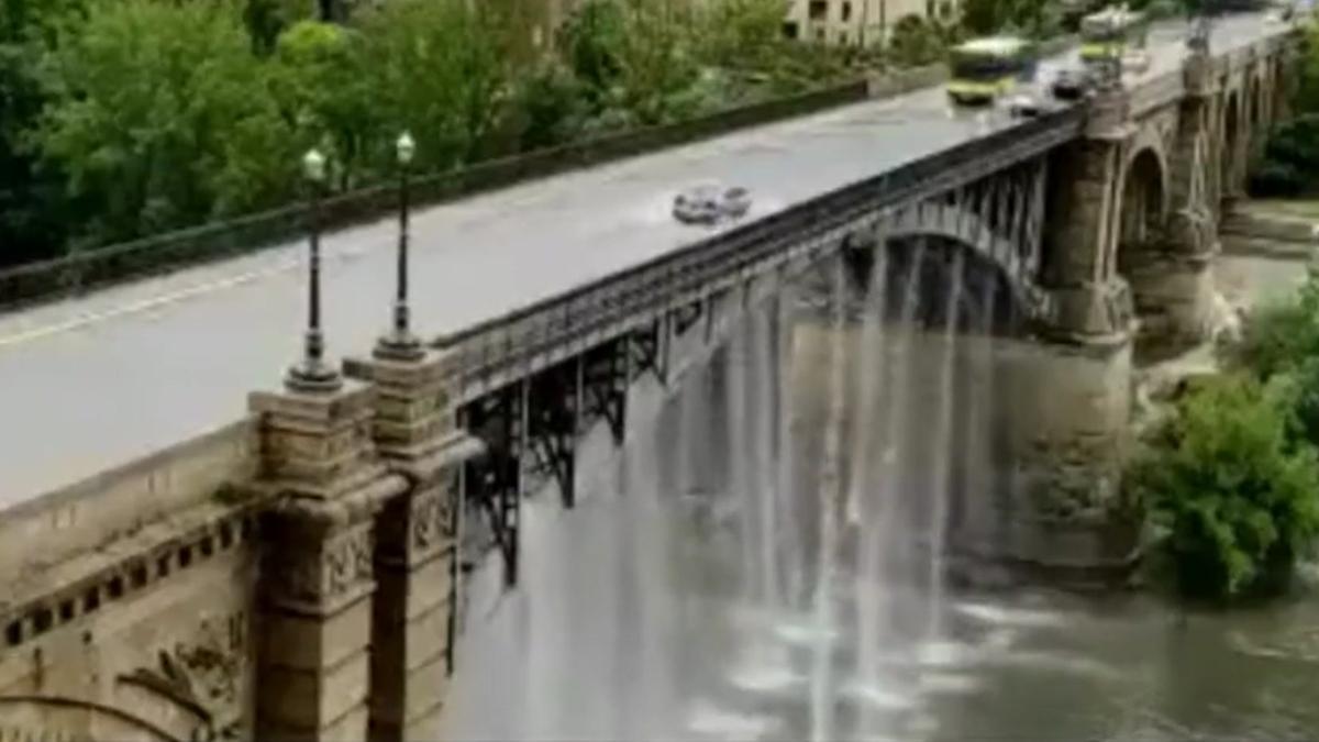 Impactantes imágenes de Ourense tras las fuertes lluvias.