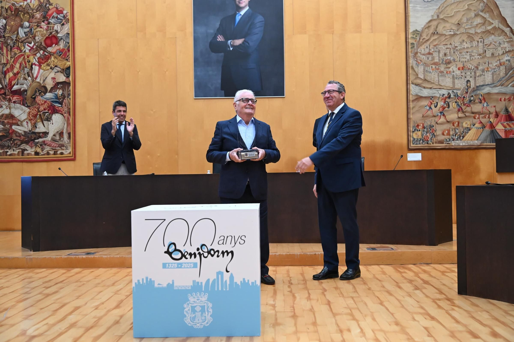 Carlos Mazón celebra el Día de Europa en Benidorm