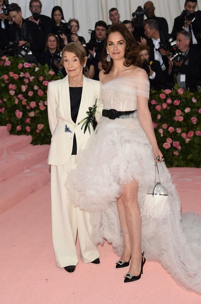 Glenda Jackson y Ruth Wilson en la Gala MET 2019