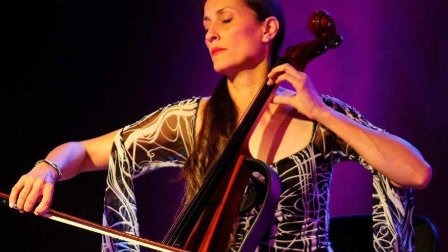 Rosa Cedrón, en un concierto.