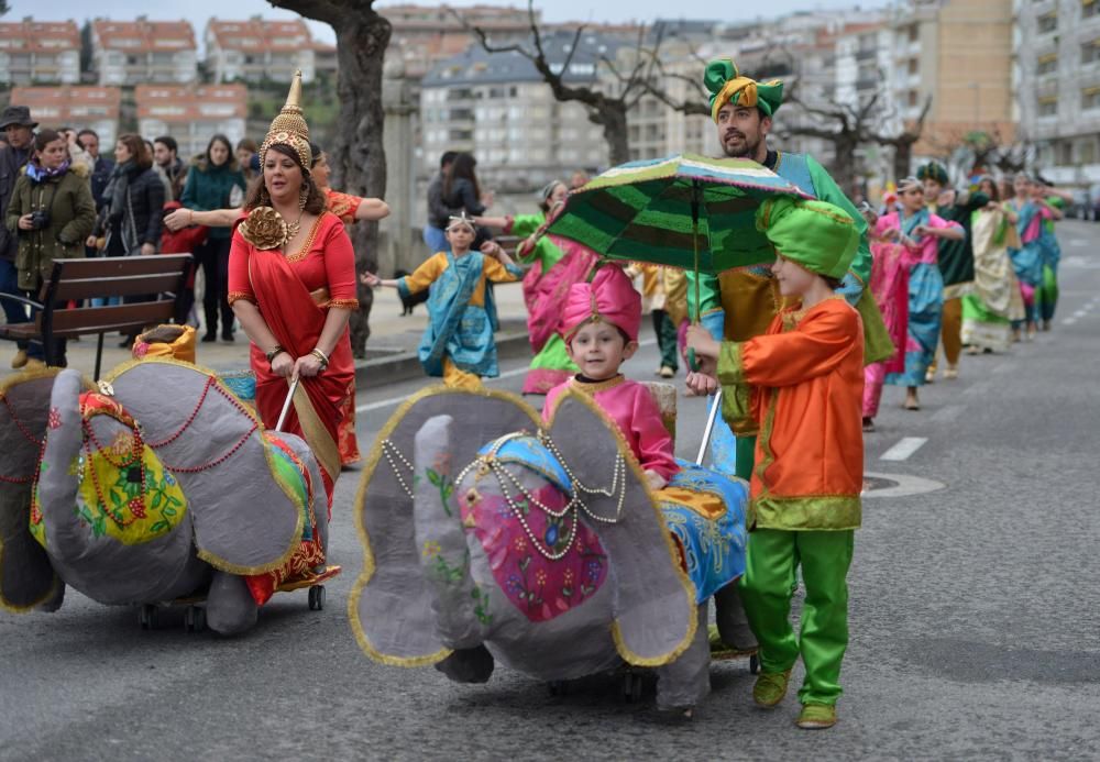 Entroido en Pontevedra 2016 | Los más pequeños disfrutan del carnaval en Sanxenxo