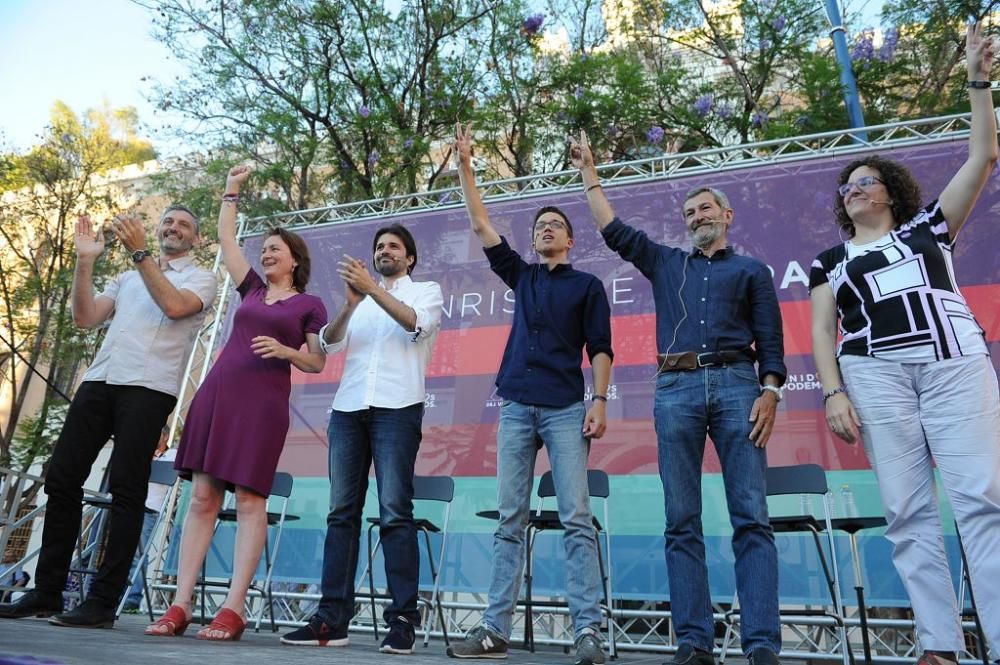 Mitin de Íñigo Errejón en Murcia