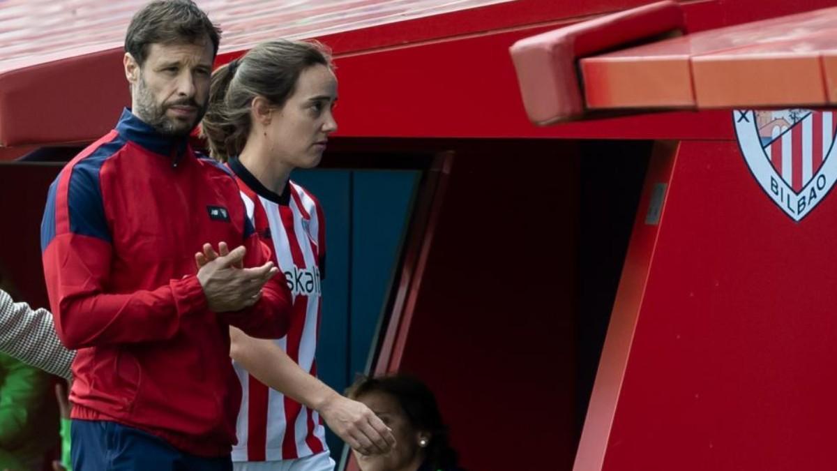 Marta Unzué, jugadora del Athletic Club