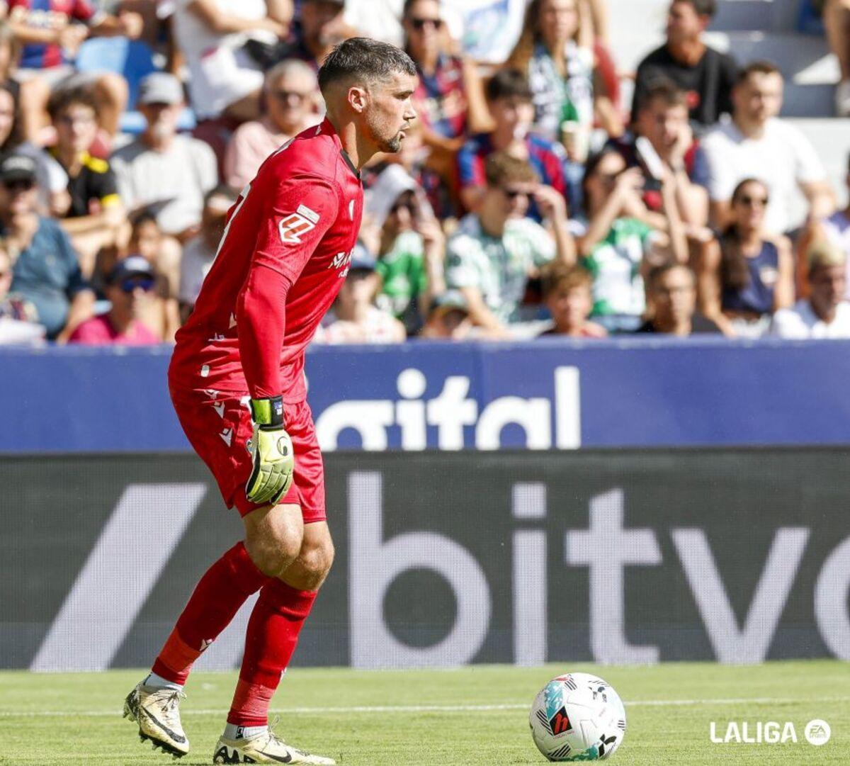 Ryan durante el partido del Levante ante el Betis